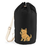Seesack Norwich Terrier Comic Nori 20 Liter Black