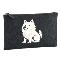 Kulturbeutel American Eskimo Dog Comic Eskie 1 Liter...