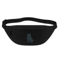 Bauchtasche Schipperke Comic Schippi 2,5 Liter Black