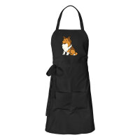 Sch&uuml;rze Collie Comic Colli mit Taschen