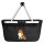 Einkaufskorb faltbar Collie Comic Colli 20 Liter Black
