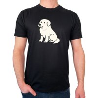 Herren T-Shirt Pyrenäenberghund Comic Pyri