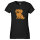 Damen T-Shirt Tibet Spaniel Comic Tibbie