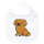 Baby Lätzchen Tibet Spaniel Comic Tibbie Klettverschluss