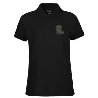 Damen Polo Shirt Affenpinscher Comic Affi