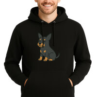 Unisex Hoodie Zwergpinscher Comic Zwergi