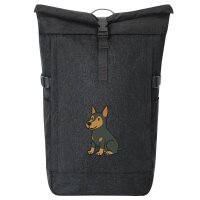 Kurierrucksack Pinscher Comic Pinschi 30-44 Liter Black...