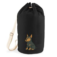 Seesack Pinscher Comic Pinschi 20 Liter Black