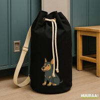 Seesack Pinscher Comic Pinschi 20 Liter Black