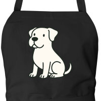 Sch&uuml;rze Dogo Argentino Comic Dogo mit Taschen