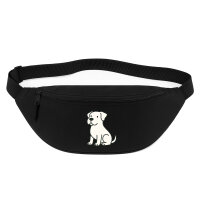 Bauchtasche Dogo Argentino Comic Dogo 2,5 Liter Black