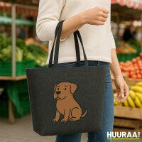 Filz Shopper Boerboel Comic Boeri 22 Liter