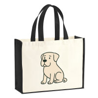 Jutetasche Mastiff Comic Masti 21 Liter Black