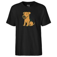 Herren T-Shirt Airedale Terrier Comic Dale