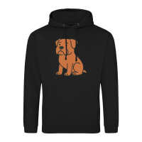 Unisex Hoodie Bordeauxdogge Comic Bordeauxi
