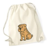 Turnbeutel Shar Pei Comic PeiPei 12 Liter