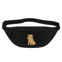 Bauchtasche Shar Pei Comic PeiPei 2,5 Liter Black