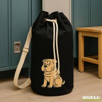 Seesack Shar Pei Comic PeiPei 20 Liter Black