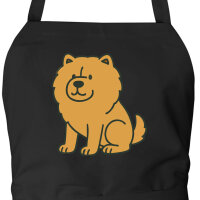 Sch&uuml;rze Chow-Chow Comic Chowie mit Taschen