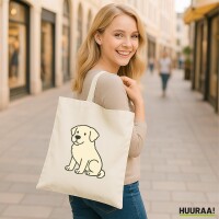Jutebeutel Kuvasz Comic Kuvi 10 Liter