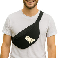 Bauchtasche Kuvasz Comic Kuvi 2,5 Liter Black