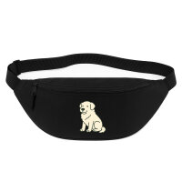 Bauchtasche Maremmano Abruzzese Comic Maremmi 2,5 Liter Black