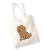 Jutebeutel Lagotto Romagnolo Comic Lagotti 10 Liter