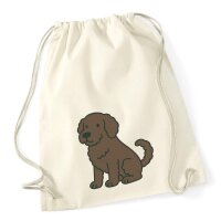 Turnbeutel Portugiesischer Wasserhund Comic Porti 12 Liter