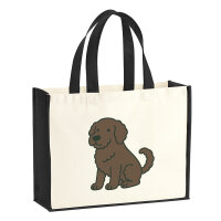 Jutetasche Portugiesischer Wasserhund Comic Porti 21...