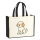 Jutetasche Cavapoo Comic Caviepoo 21 Liter Black