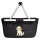 Einkaufskorb faltbar Cavapoo Comic Caviepoo 20 Liter Black