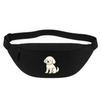 Bauchtasche Maltipoo Comic Malti 2,5 Liter Black