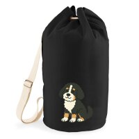 Seesack Bernedoodle Comic Berniepoo 20 Liter Black