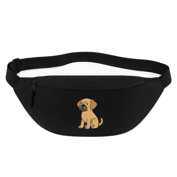 Bauchtasche Puggle Comic Puggy 2,5 Liter Black