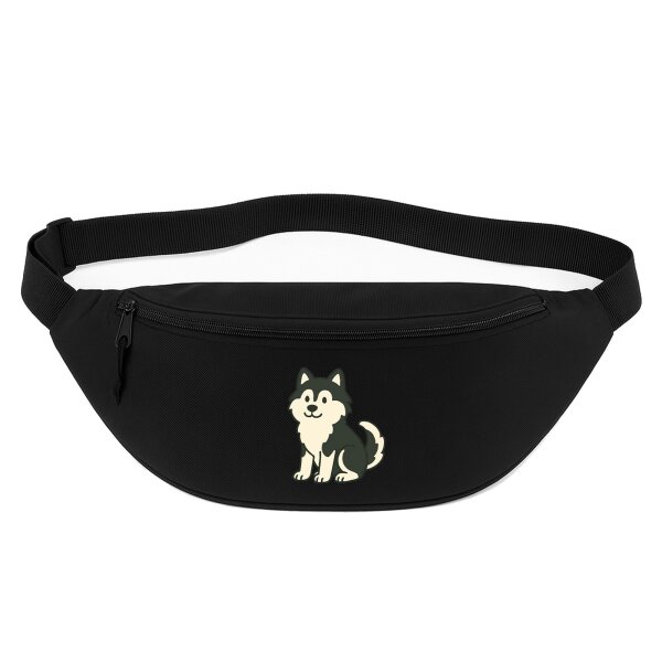 Bauchtasche Pomsky Comic PomPom 2,5 Liter Black