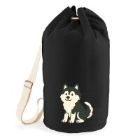 Seesack Pomsky Comic PomPom 20 Liter Black