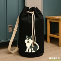 Seesack Pomsky Comic PomPom 20 Liter Black