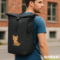 Kurierrucksack Yorkipoo Comic Yorkiepoo 30-44 Liter Black...