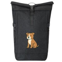 Kurierrucksack American Pit Bull Terrier Comic Pitty...
