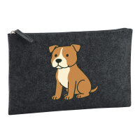 Kulturbeutel American Pit Bull Terrier Comic Pitty 1...
