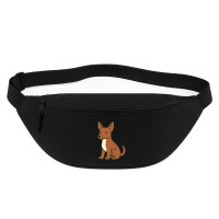 Bauchtasche Podenco Comic Poddi 2,5 Liter Black
