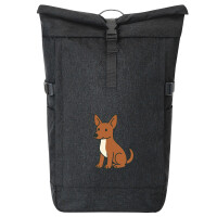 Kurierrucksack Podenco Comic Poddi 30-44 Liter Black Melange