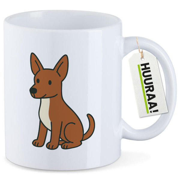 Kaffeetasse Podenco Comic Poddi 330ml