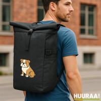Kurierrucksack English Bulldog Comic Bully 30-44 Liter...