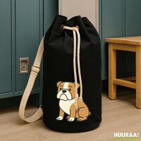 Seesack English Bulldog Comic Bully 20 Liter Black