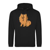 Unisex Hoodie Zwergspitz Comic Pomeranian