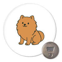 Magnet Zwergspitz Comic Pomeranian 59mm...