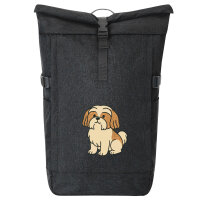 Kurierrucksack Shih Tzu Comic Shishi 30-44 Liter Black...