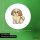 Aufkleber Shih Tzu Comic Shishi 10cm rund