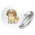 Button Shih Tzu Comic Shishi rund